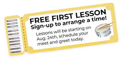 Free first lesson, set up your meet and greet!